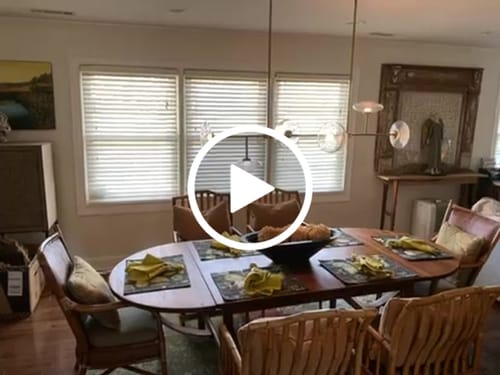 Customer video review of Modern 6-light Clear Glass Dimmable LED Linear Island Chandelier