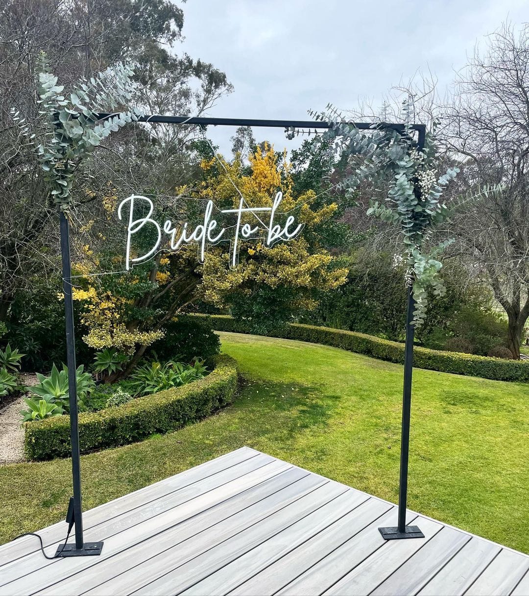 Customer photo review of Custom Neon Sign