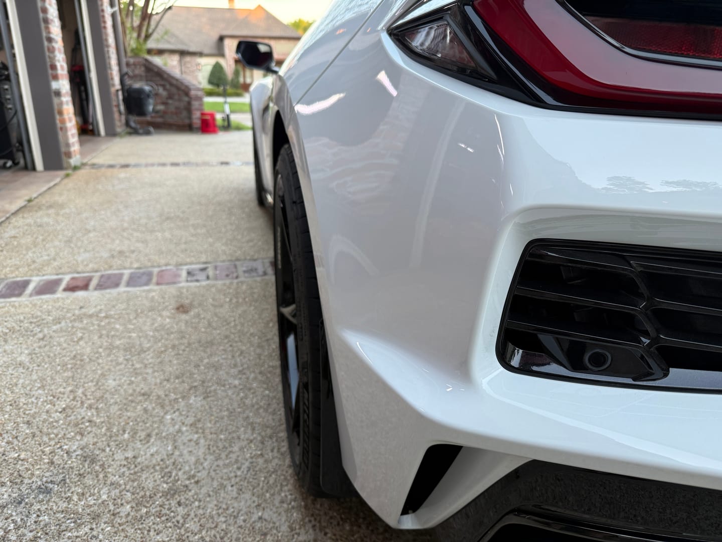 Customer photo review of Corvette C8 Z06 / E-Ray XL Extended Splash Guard