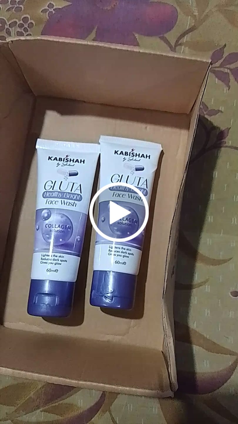 Customer video review of Gluta Healthy Bright Facewash Double Pack