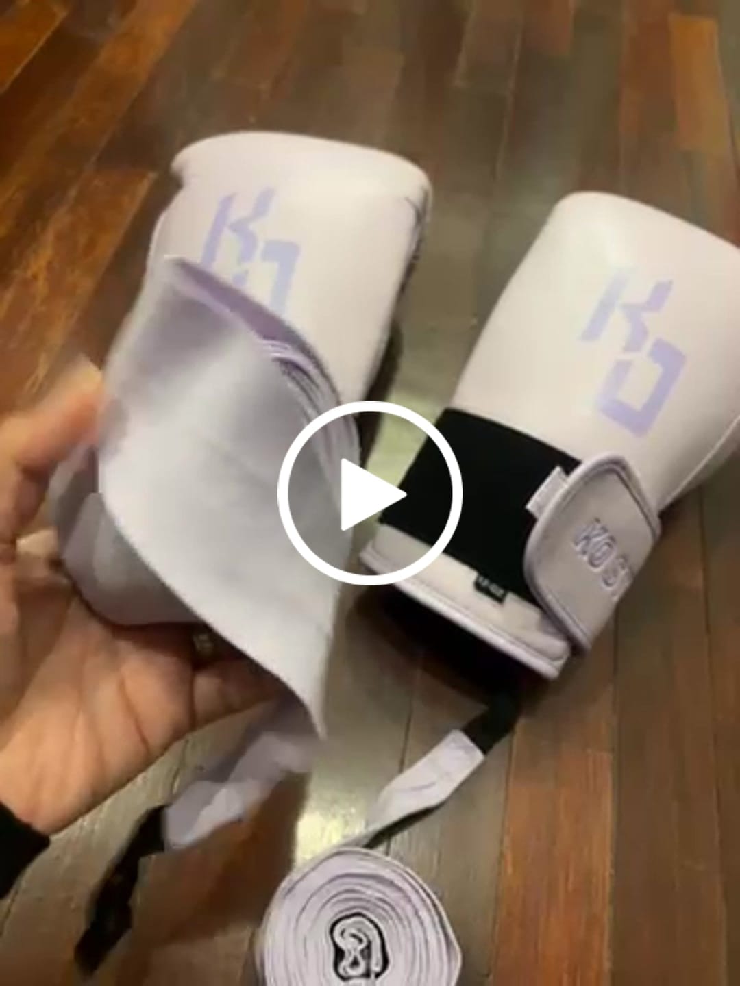 Customer video review of Lavender Hand Wraps
