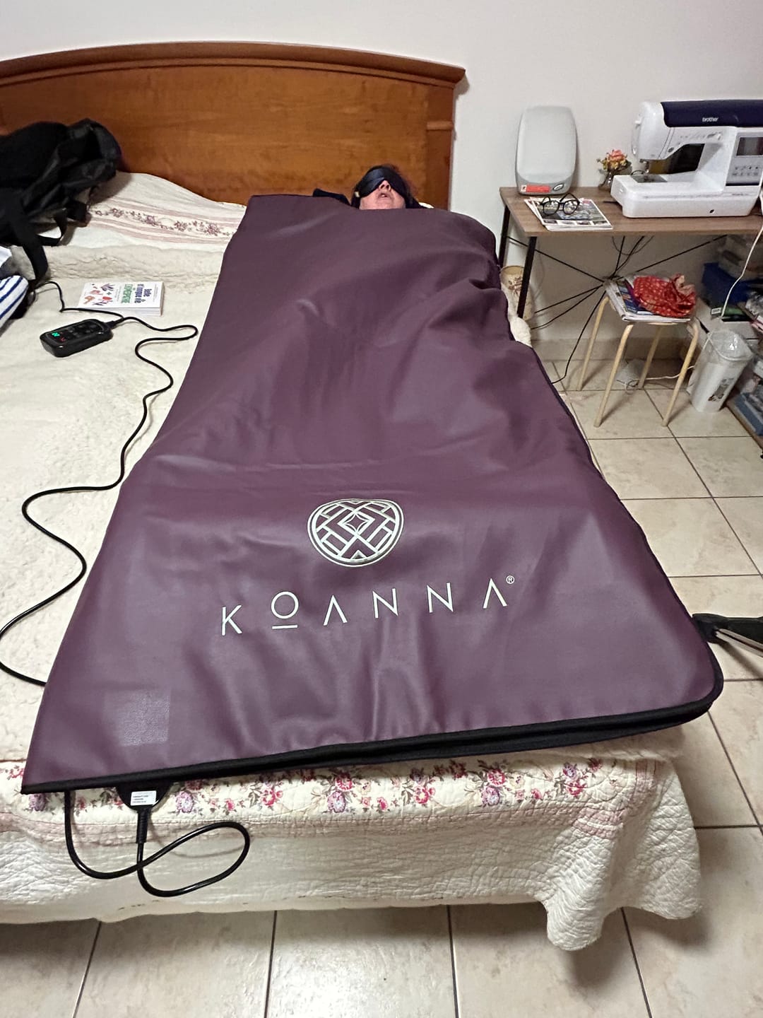 Customer photo review of Koanna® Infrared Sauna Blanket