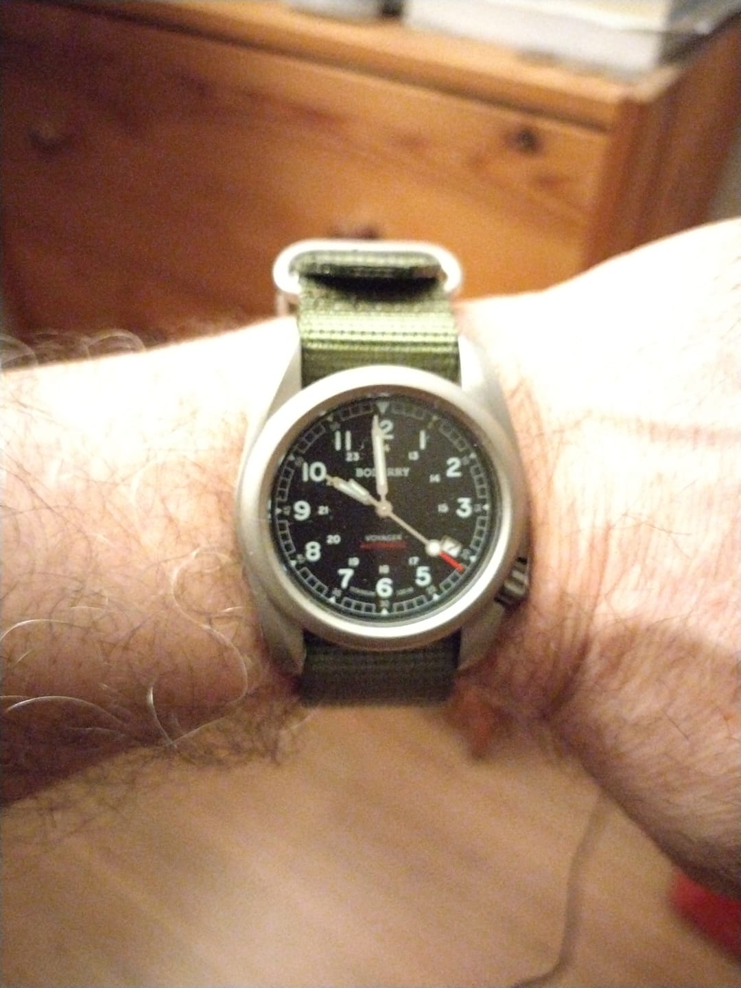 Customer photo review of 22mm Wide Nylon Strap