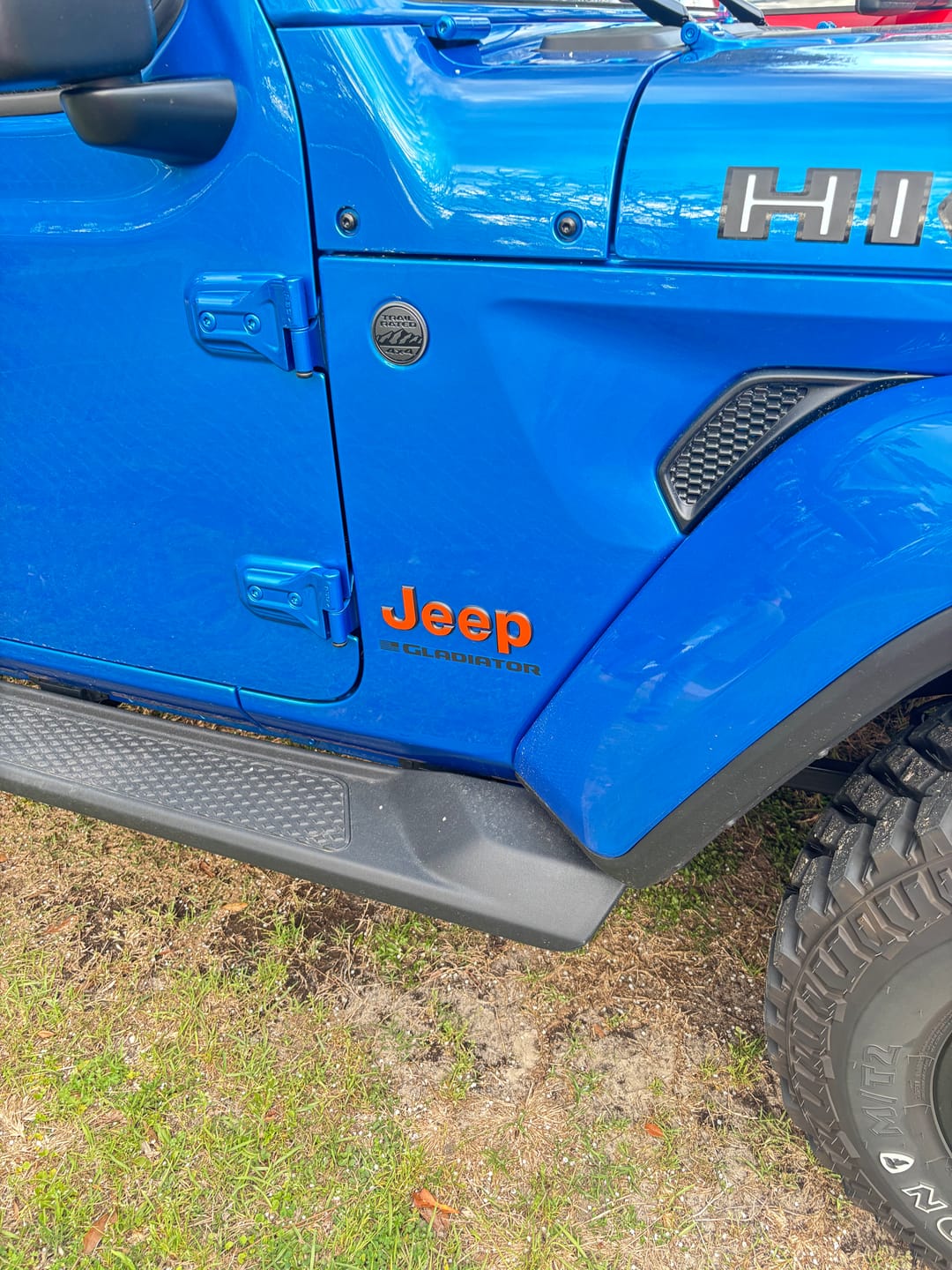 Customer photo review of JEEP Gladiator Emblem Overlay Decal Set | Fits 2020+ Jeep Gladiator