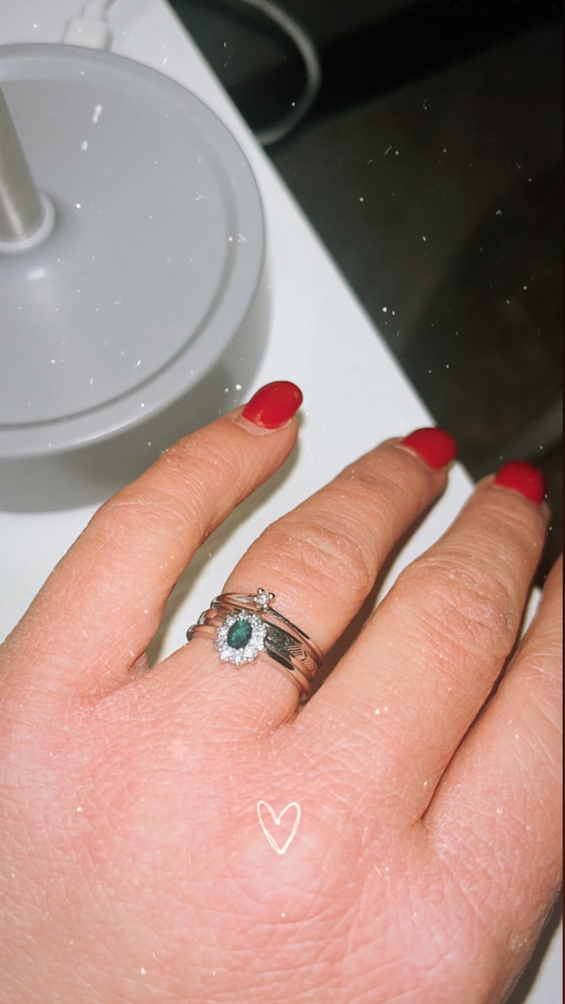 Customer photo review of Anello mini Kate in Argento 925