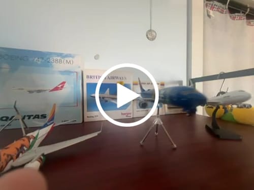 Customer video review of GEMINI200 SOUTHWEST 737-800 1/200 REG#N864B NEVADA ONE