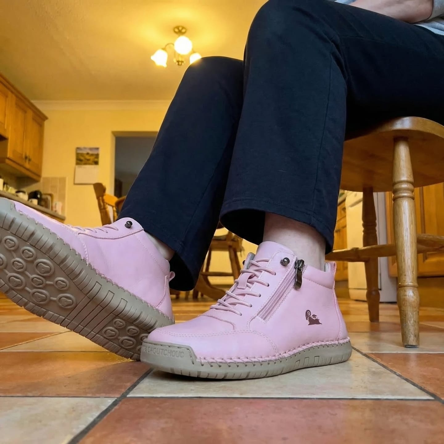 Customer photo review of Barevita Grace | Healthy & Supportive Low Ankle Boot