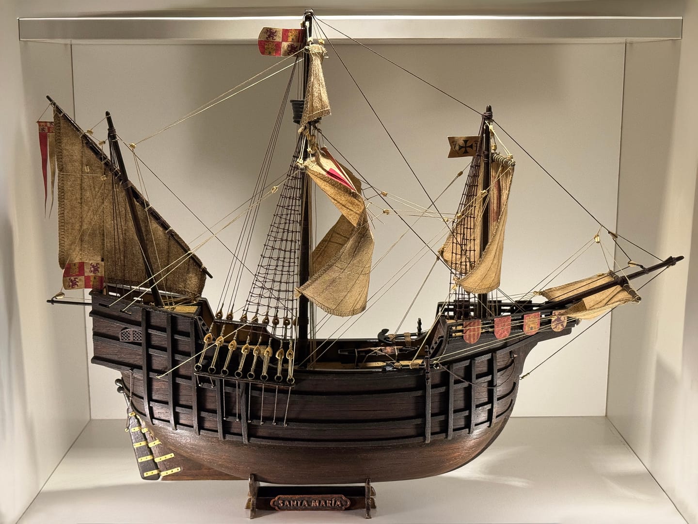 Customer photo review of Maqueta Barco Santa María Starter Pack