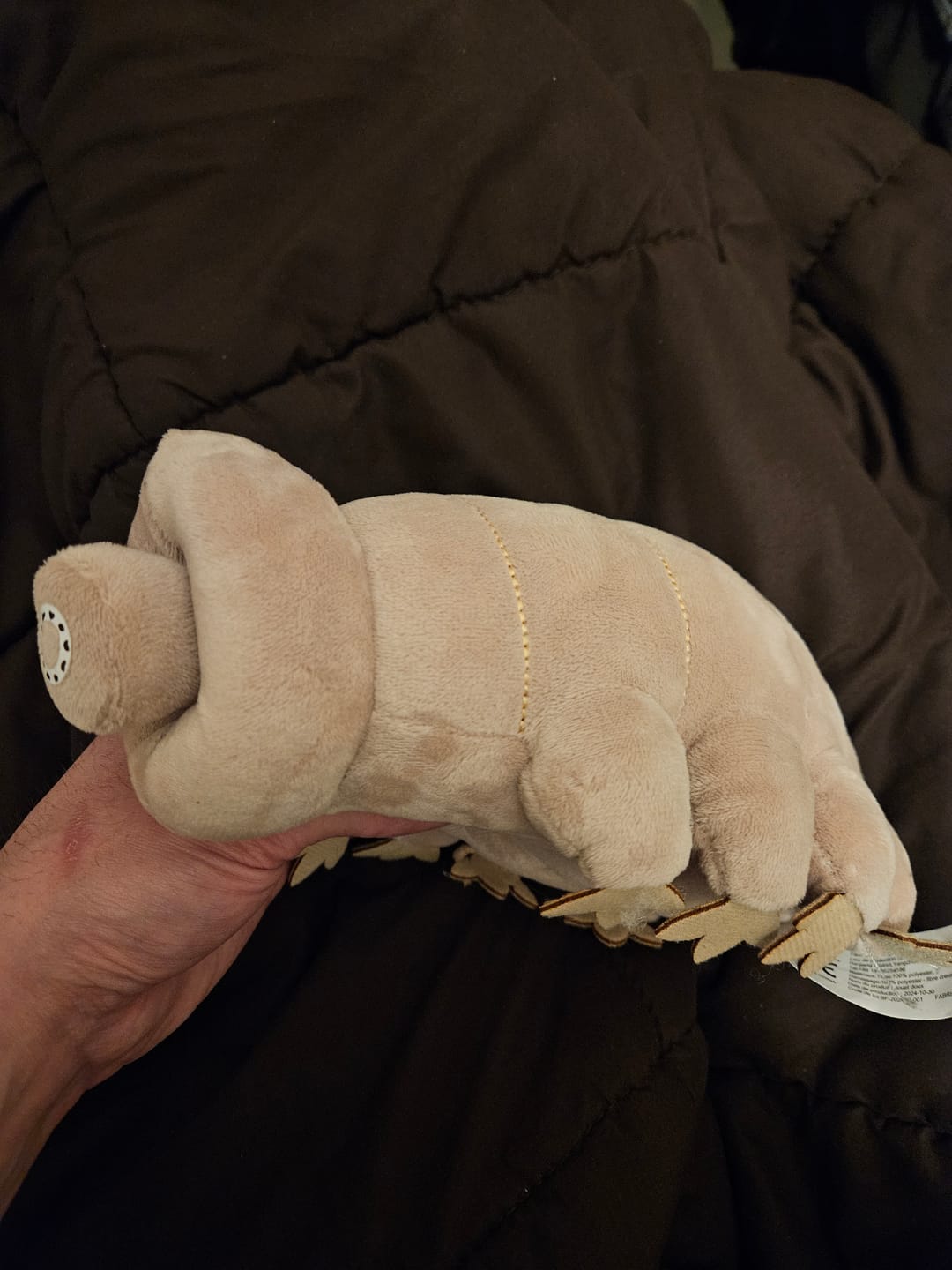 Customer photo review of Tardigrade Water Bear Soft Stuffed Plush Toy