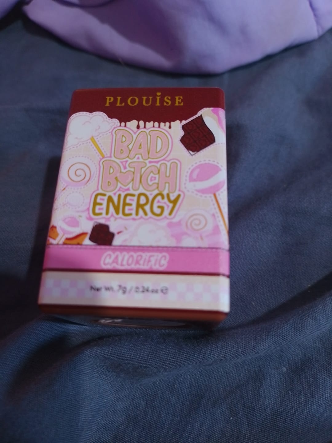 Customer photo review of P. Louise Bad Bitch Energy Keychain Lip Balm