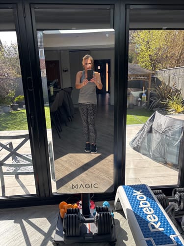 Customer photo review of MAGIC AI: Fitness Smart Mirror