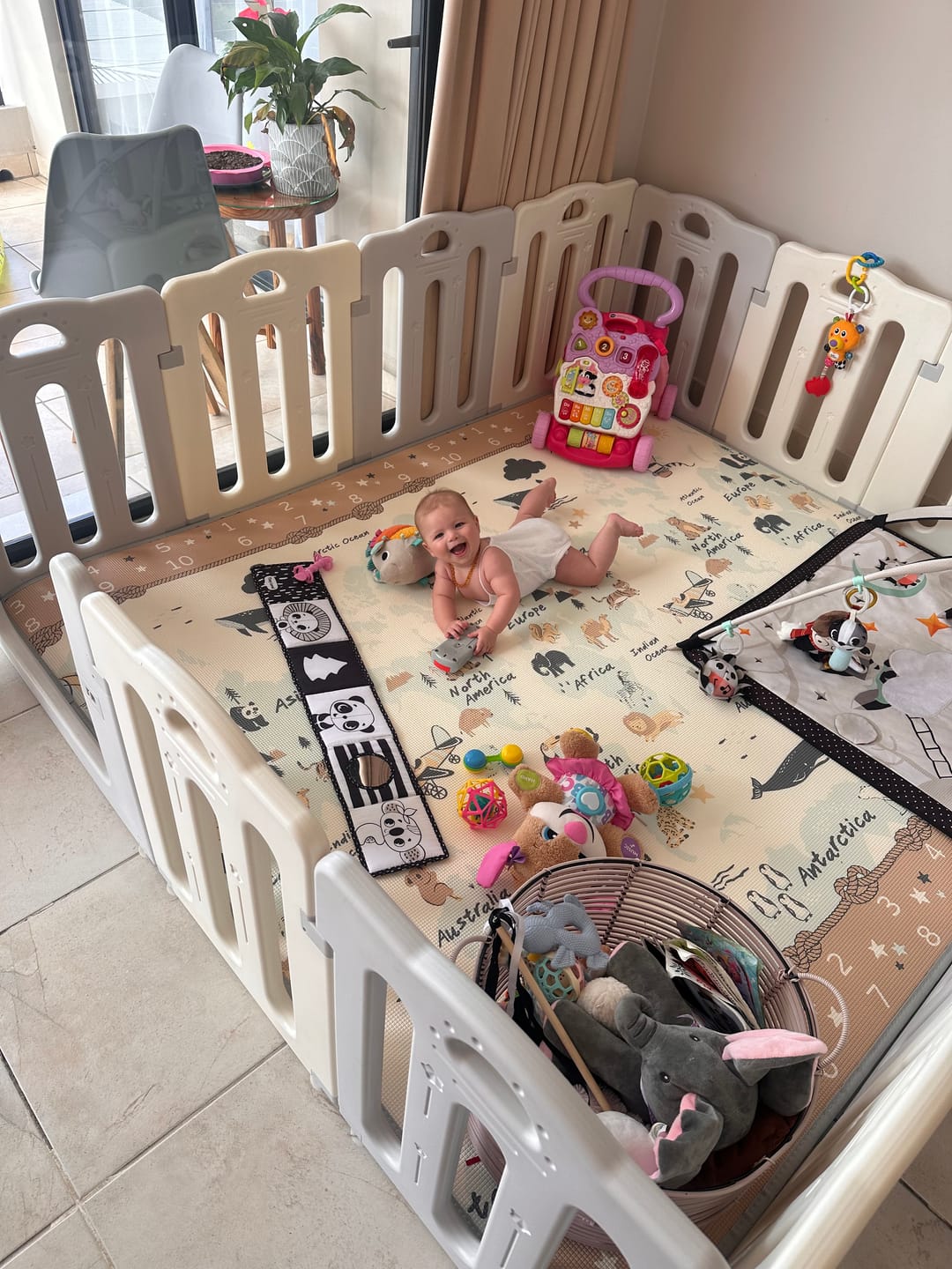 Customer photo review of ABC Africa/ World Map Play Mat