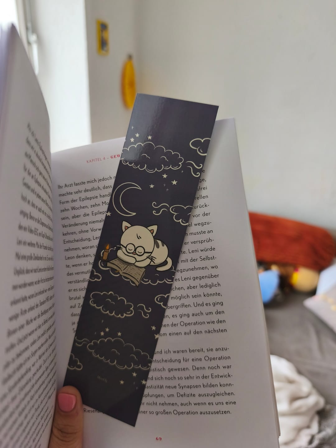Customer photo review of MoonElly Lesezeichen – Witchy & Cozy (6 Varianten)
