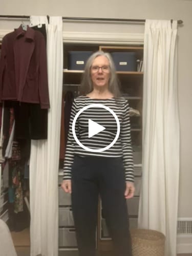 Customer video review of Willa Joggers - Deep Navy