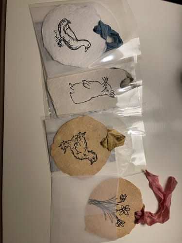 Customer photo review of Spring Tiny Cards and Tags