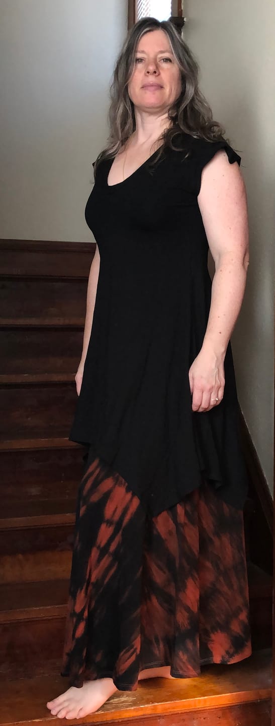 Customer photo review of Monarch Skirt - Shibori
