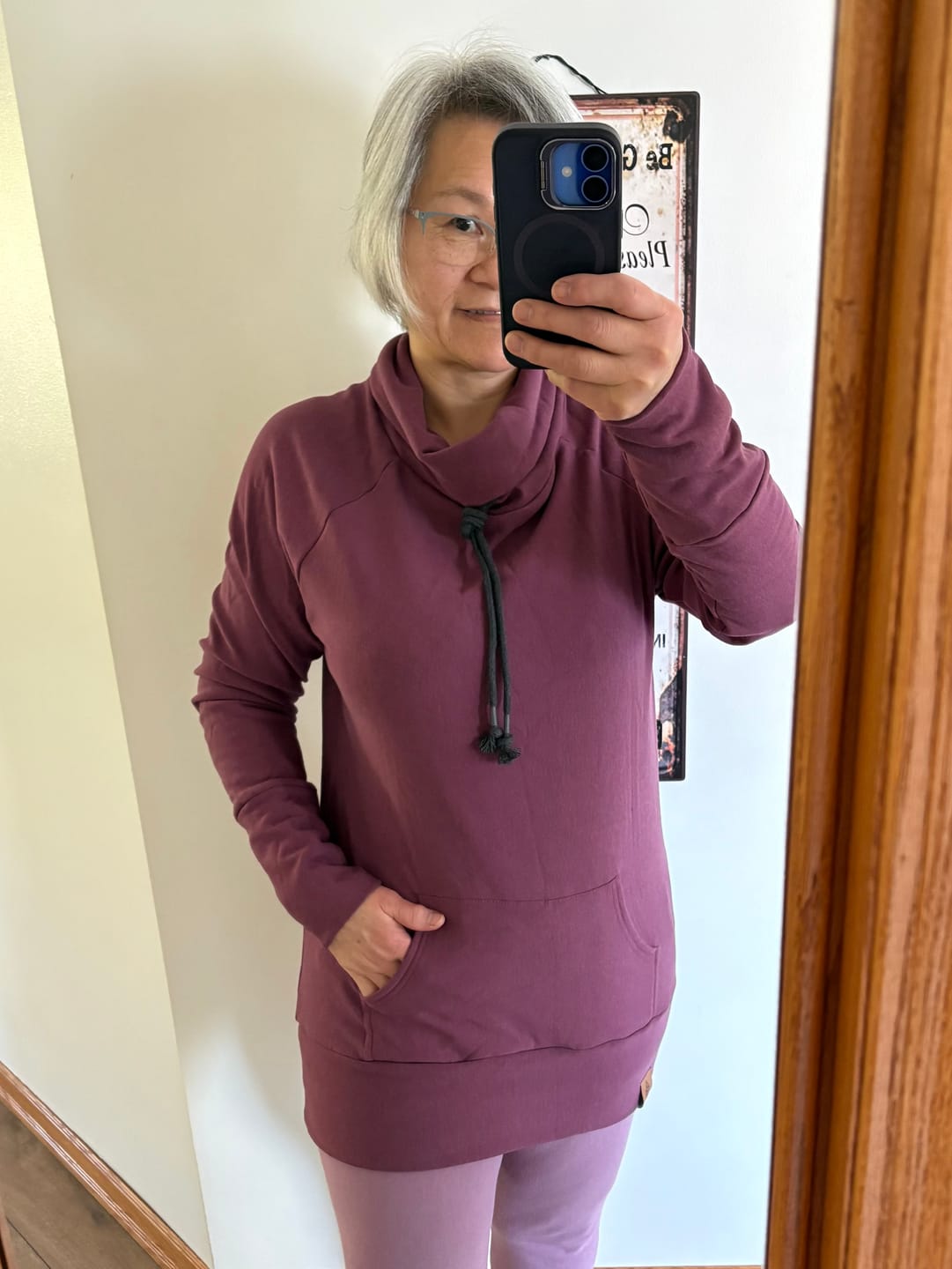 Customer photo review of *Pre-Sale* Cowl Sweatshirt (FLEECE)