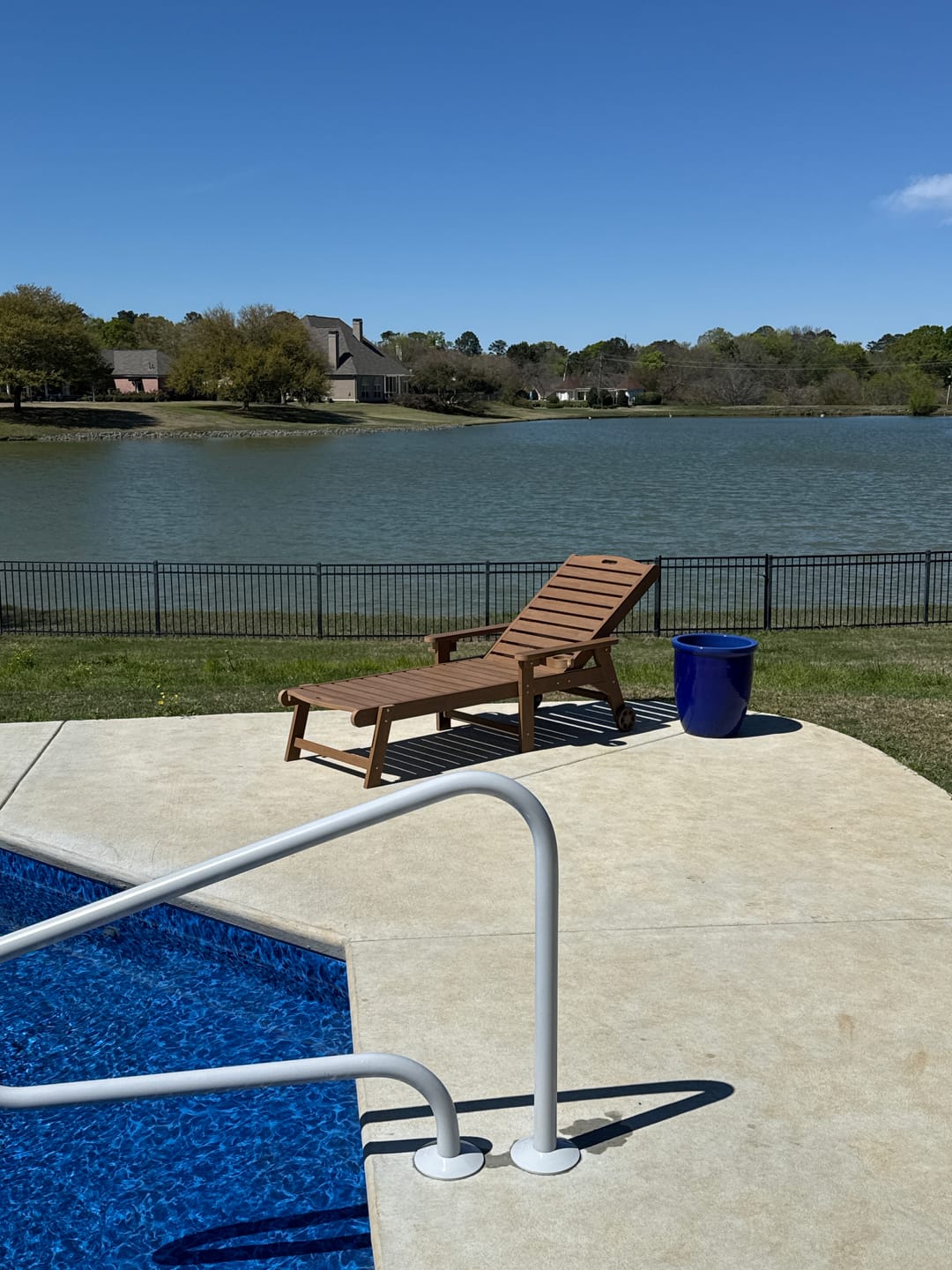 Customer photo review of Chaise Lounge With Adjustable Back, Wheels, & Free Cushion