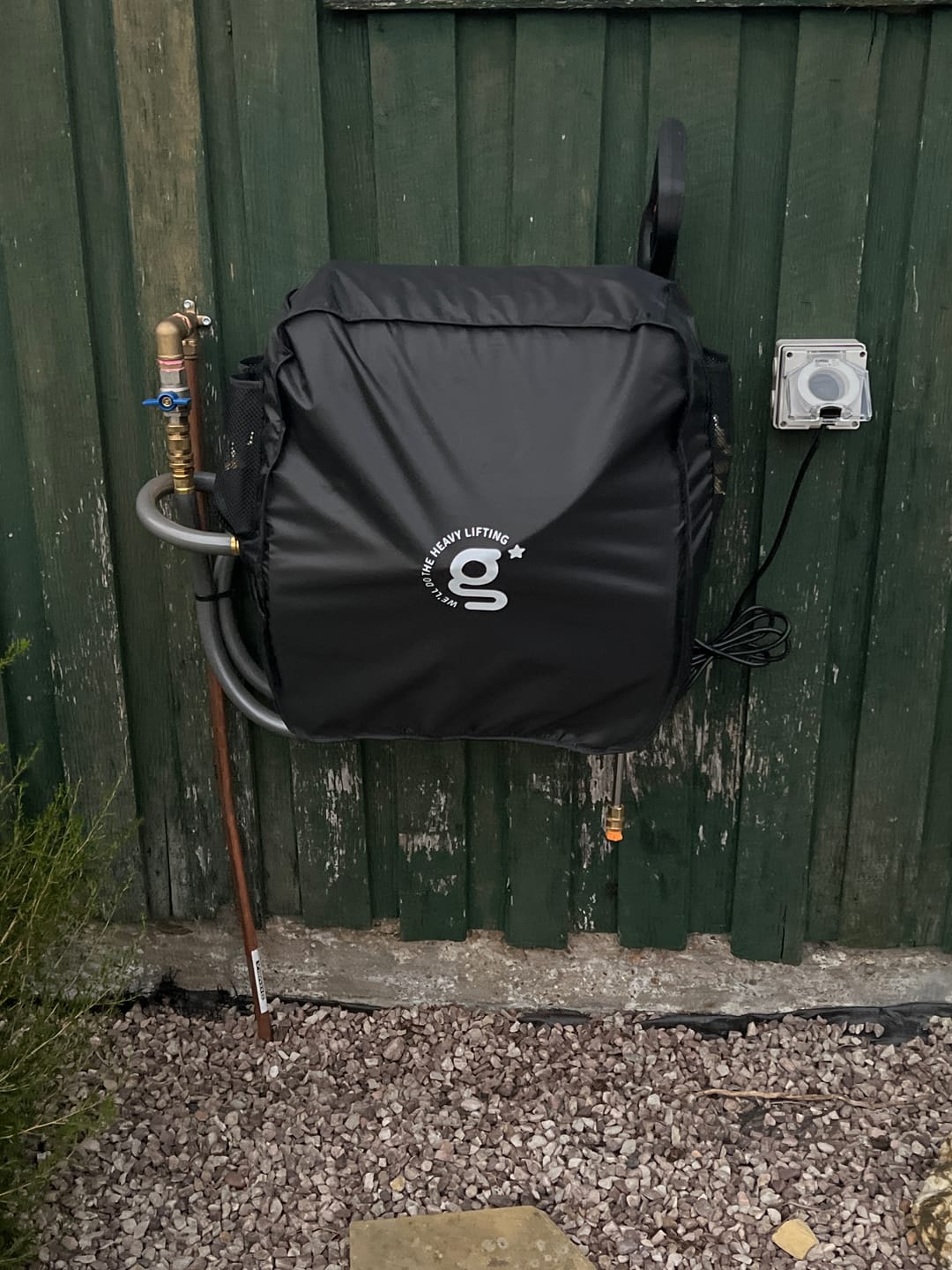 Customer photo review of Grandfalls Retractable Pressure Washer Pro