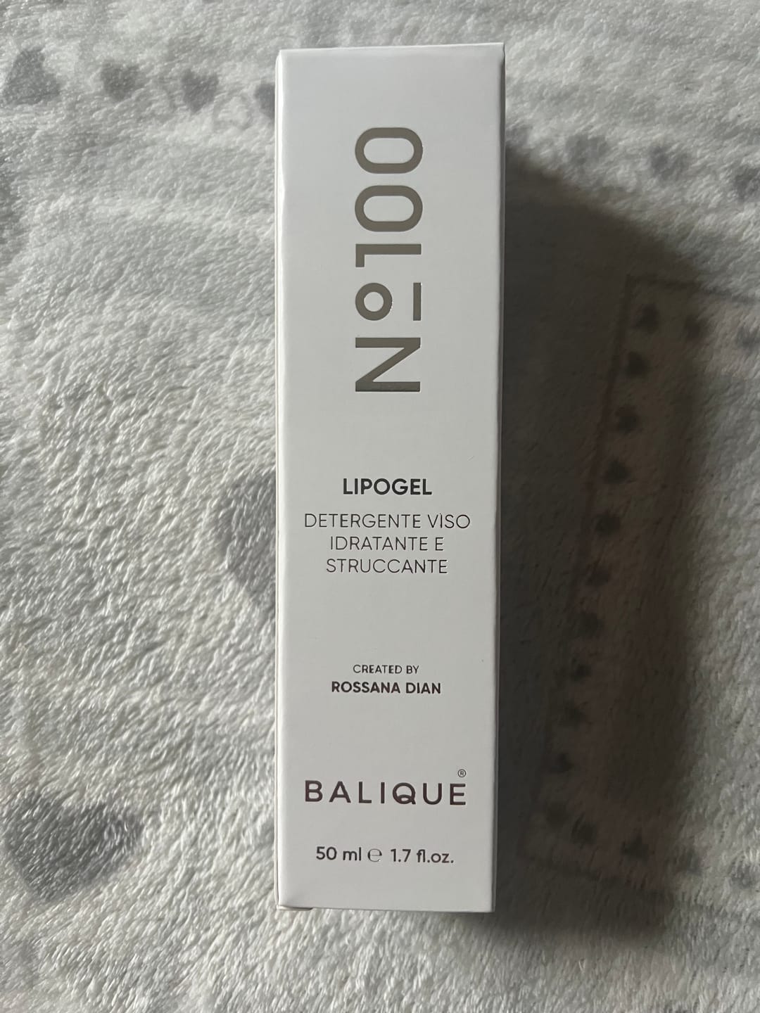 Customer photo review of N°100 LIPOGEL - Detergente viso