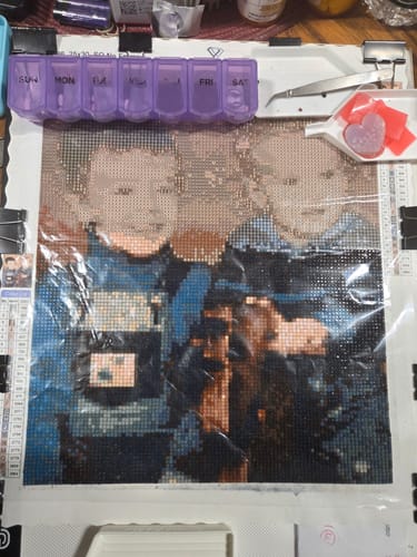 Customer photo review of Diamond Painting - Custom Photo