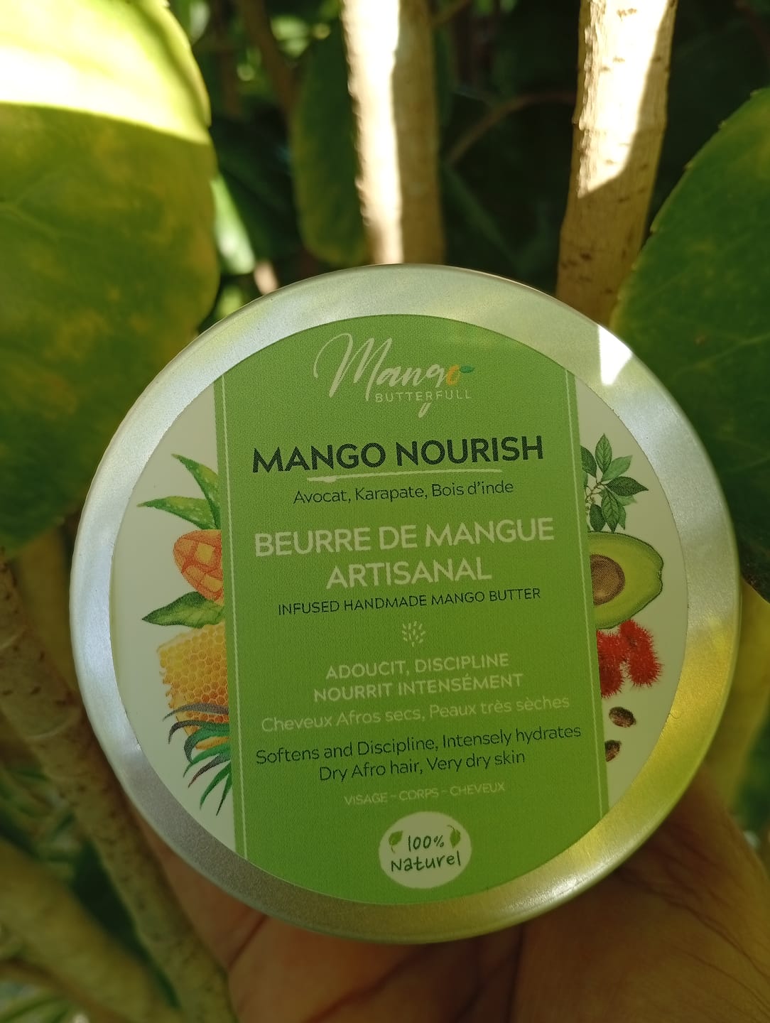 Customer photo review of Beurre de mangue artisanal NOURISH