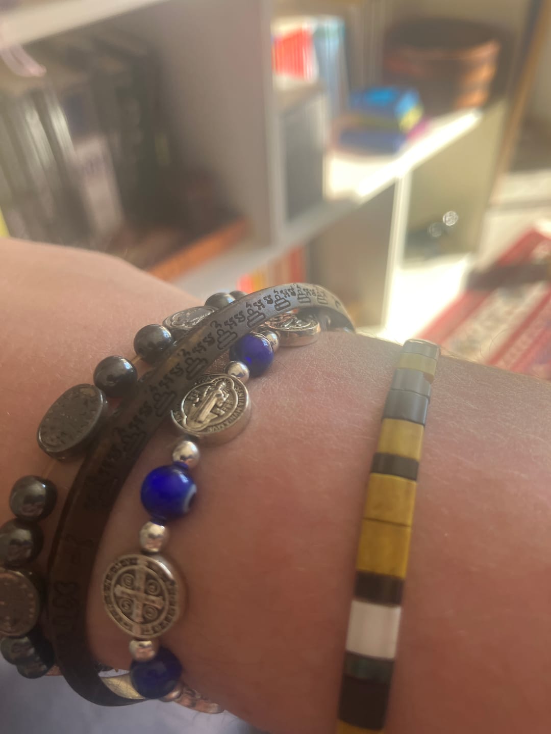 Customer photo review of Bracelet Impérial Kamlai Jakkraphat – Mahachok Mahalap du Très Vénérable Luang Phor Moon. # 668