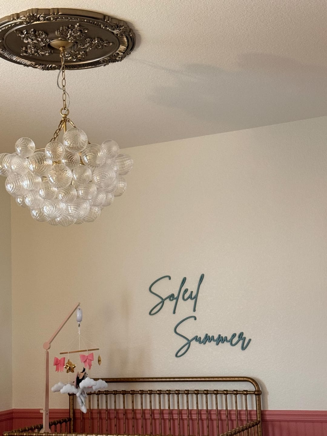 Customer photo review of Wood Name Sign