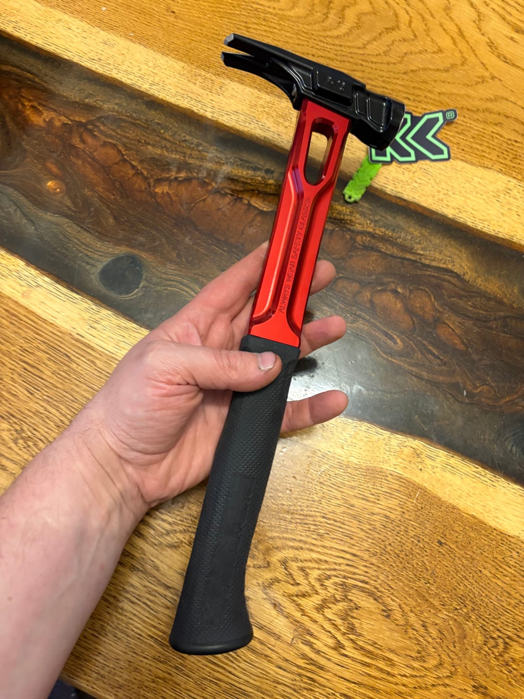 Customer photo review of Kinetic Customs | Replacement Hammer Grip