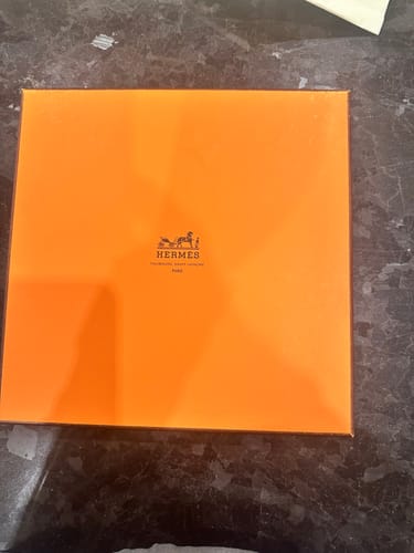 Customer photo review of Pristine Boxed Hermès Poésie Persane Silk Scarf Quite Rare