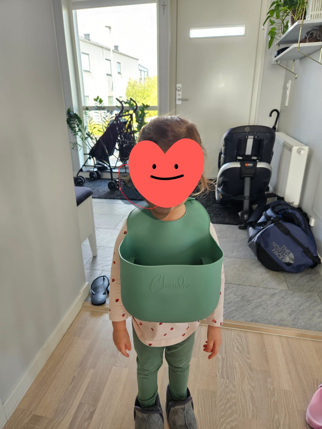 Customer photo review of Green Chundee Bib