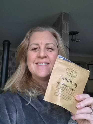 Customer photo review of Mushroom Gummies