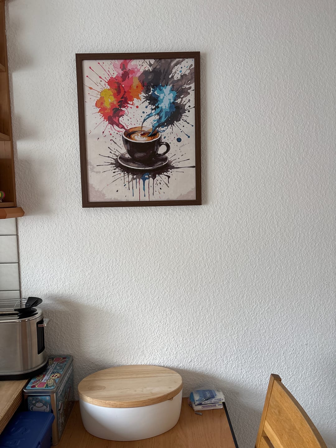 Customer photo review of Malen nach Zahlen - Kaffee | Color Splash