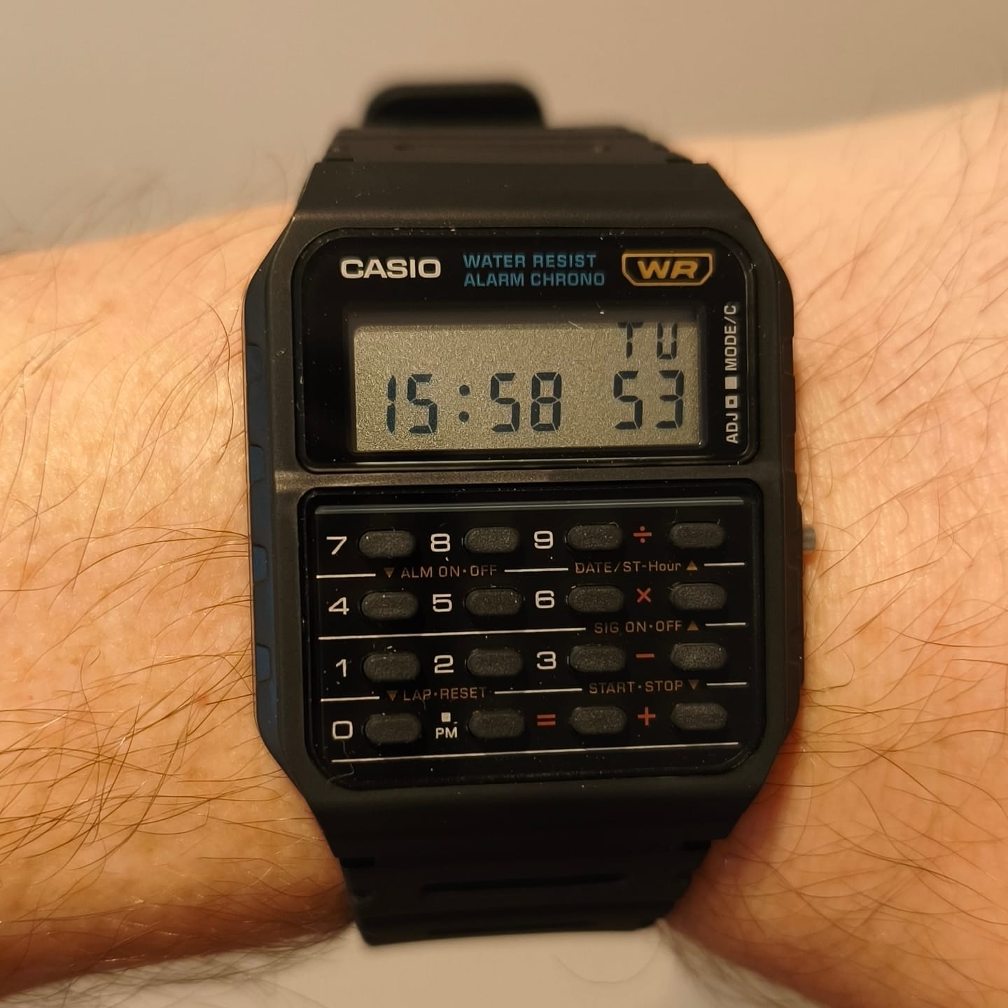 Customer photo review of Reloj Calculadora Casio Vintage CA-53W-1Z Negro