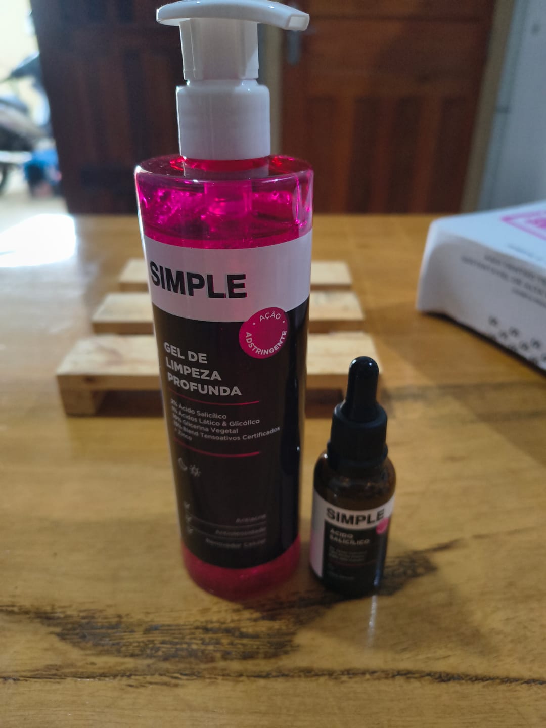 Customer photo review of Rotina Pele Acneica