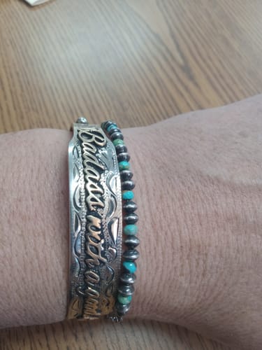 Customer photo review of Quote Bracelets