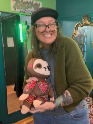 Customer photo review of Sandy the Sloth