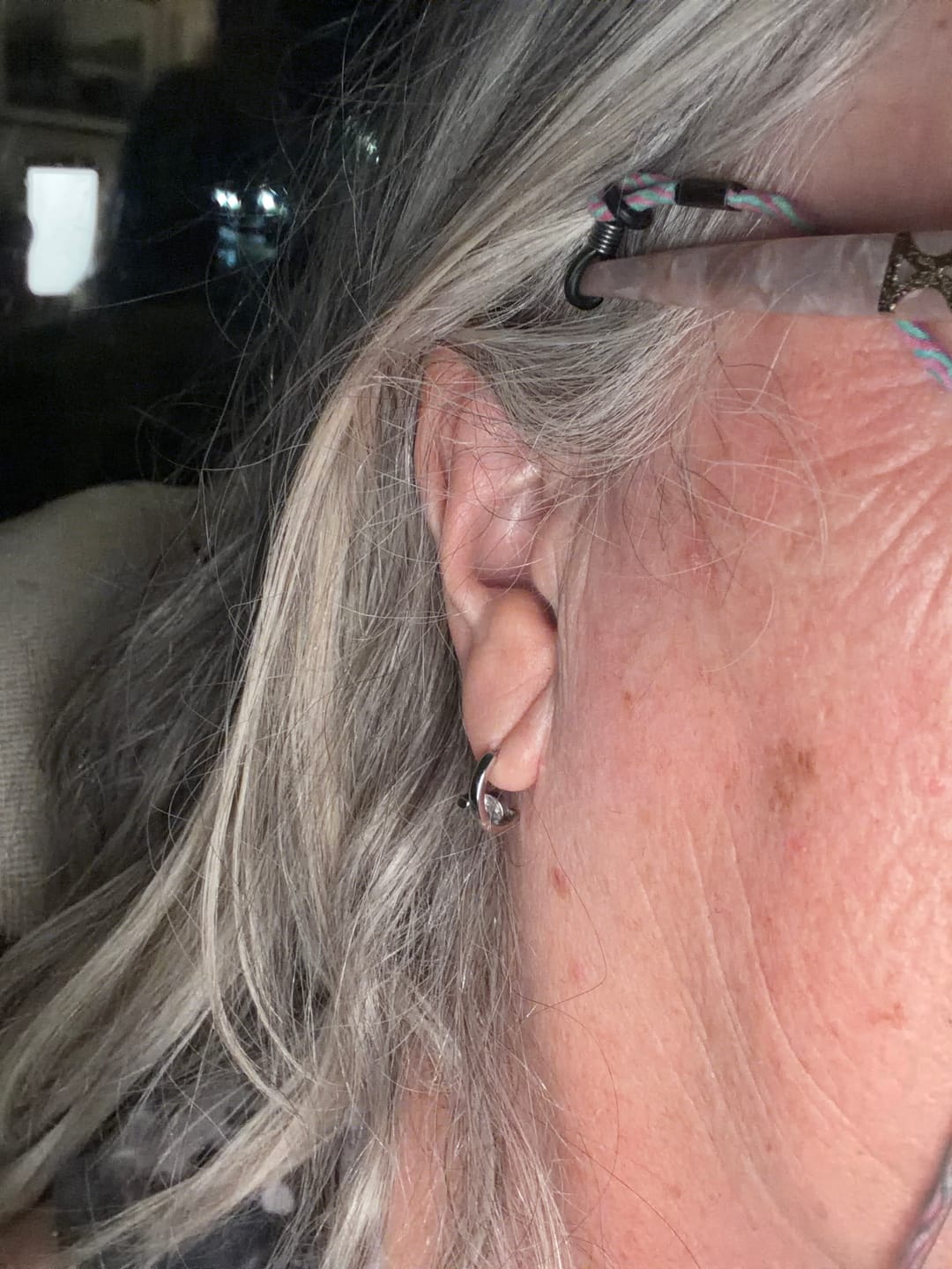 Customer photo review of Mila Earrings | Sterling Silver