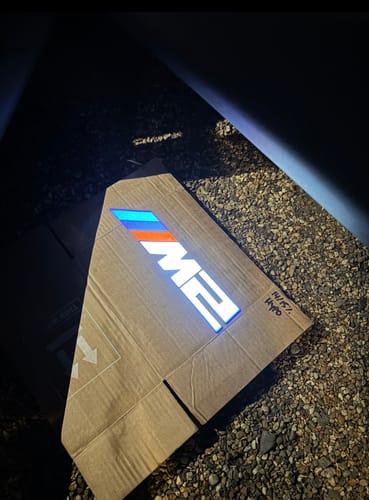 Customer photo review of BMW G SERIES DOOR LIGHTS