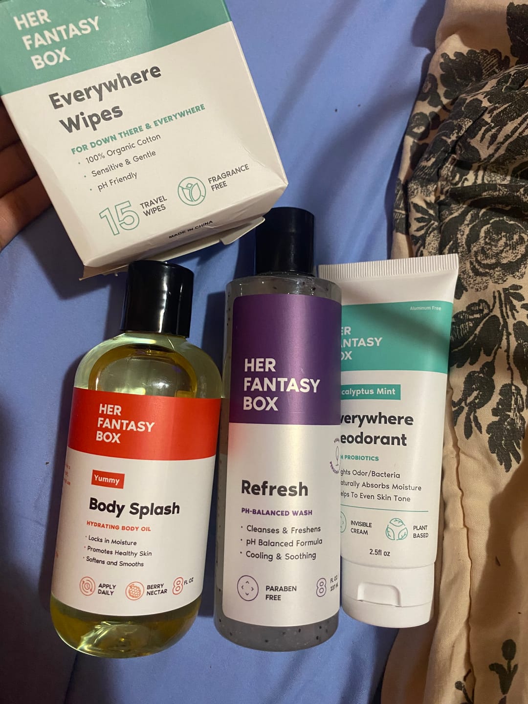 Customer photo review of Body Oil Gift Set