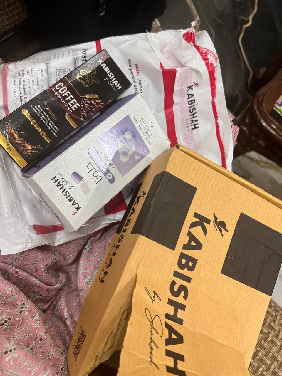 Customer photo review of Coffee Brightening Cream