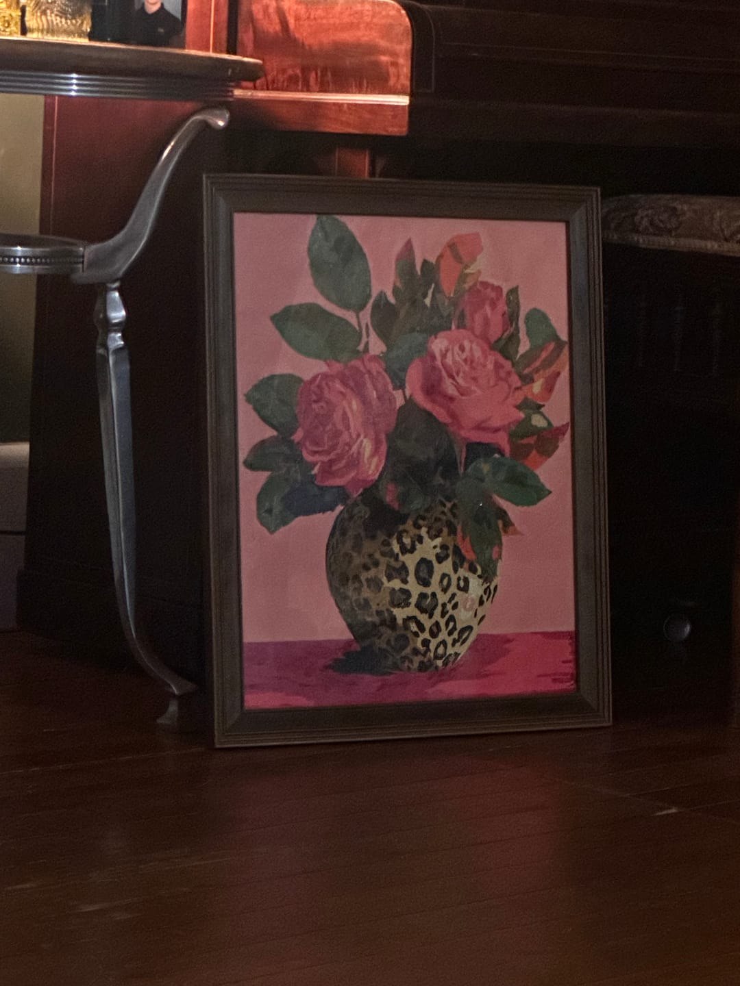 Customer photo review of Wild Roses | Paint by Number