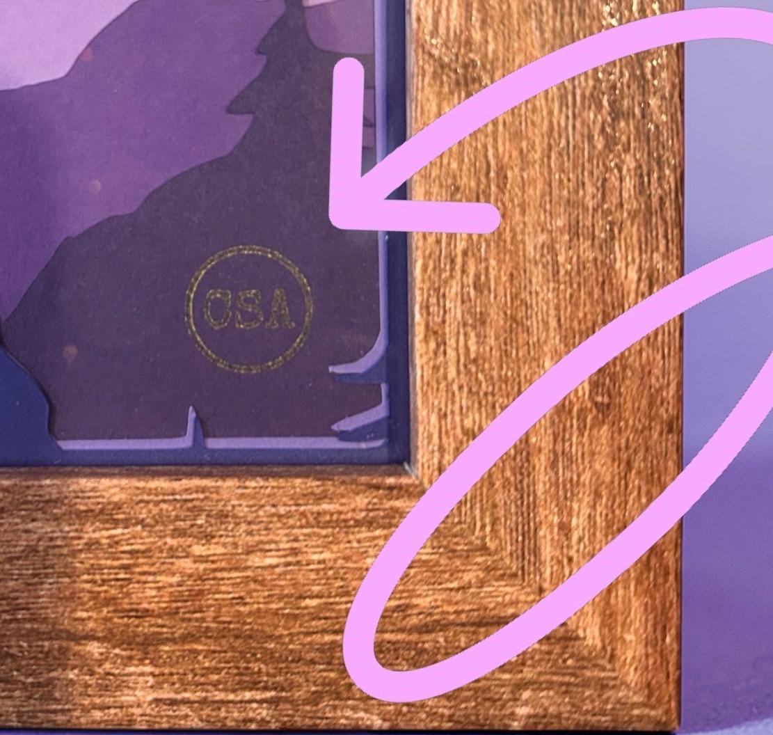 Customer photo review of Small Wood Stamp﹘US