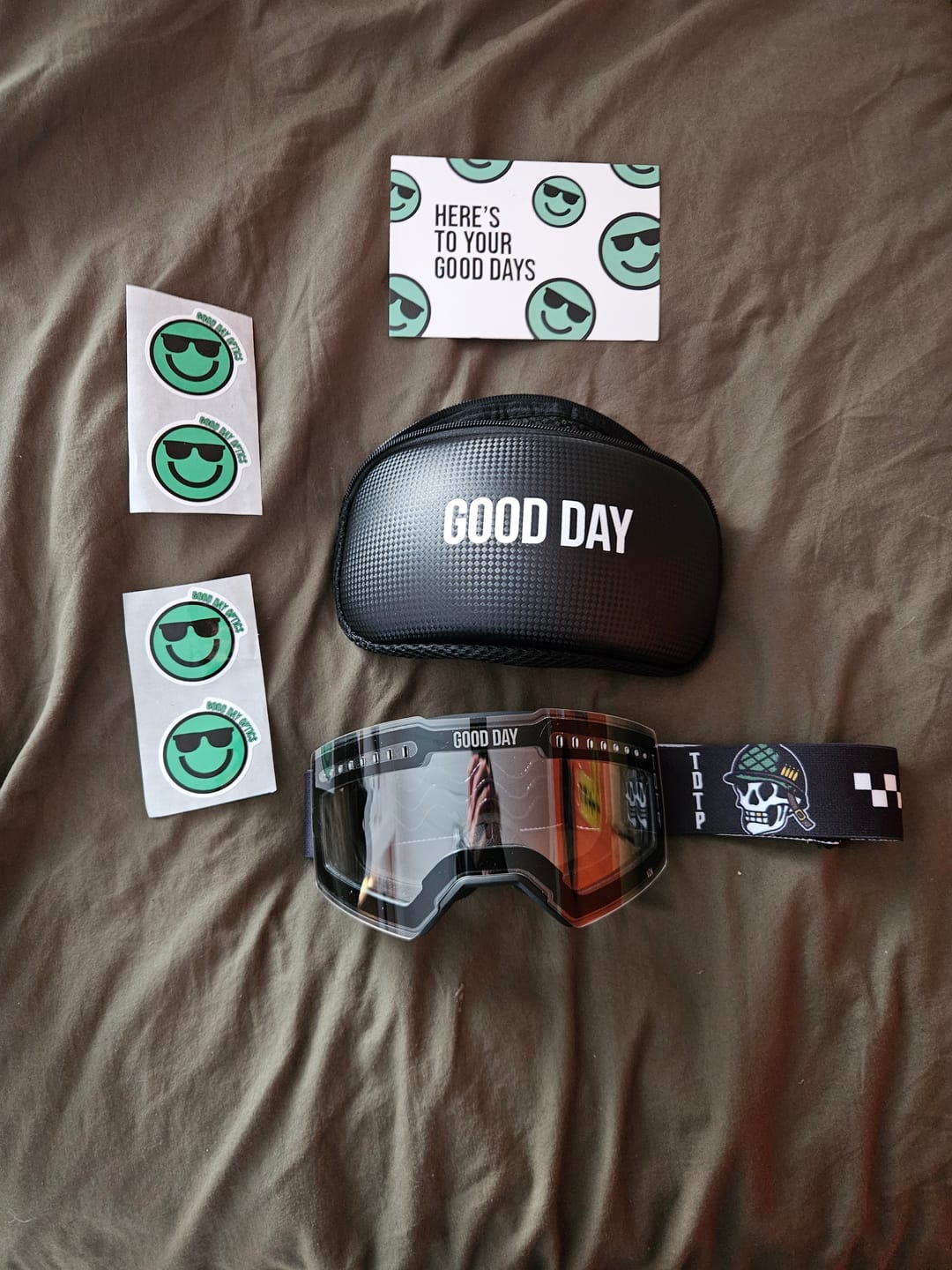 Customer photo review of The Valorie Snow Goggle - Clear Lens