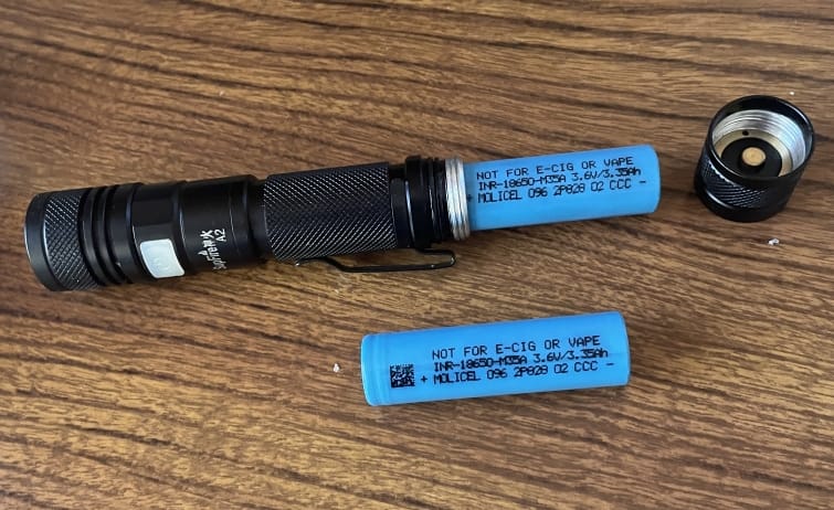 Customer photo review of Molicel M35A 18650 3500mAh 10A Battery
