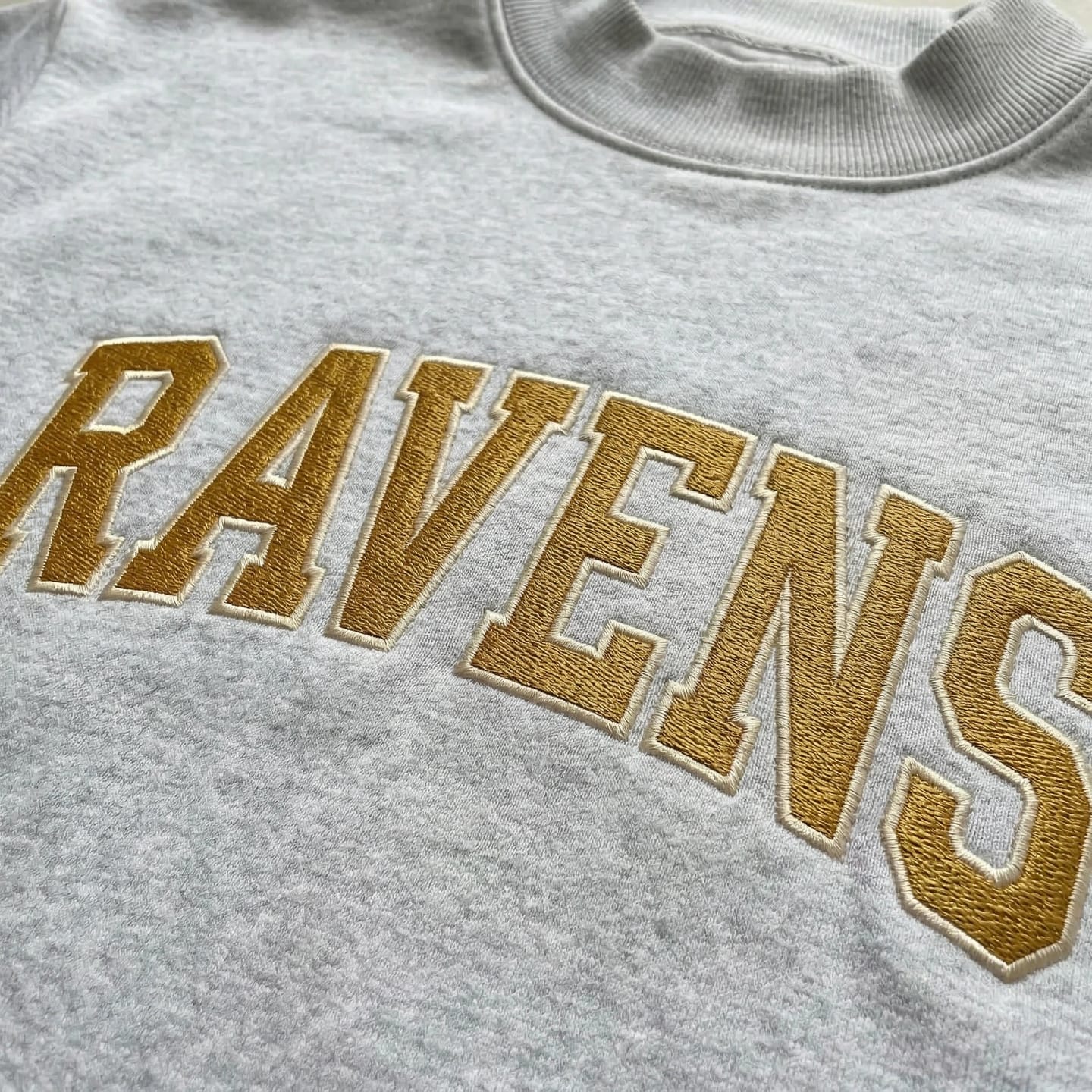 Customer photo review of Custom Mockneck Embroidered Team Name Sweatshirt – Stand-up Collar