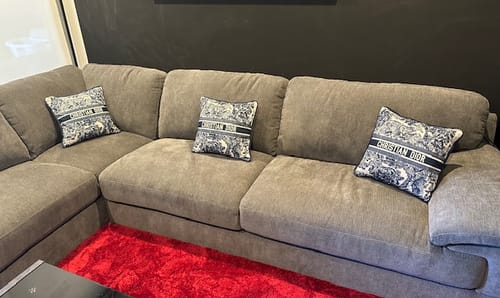 Customer photo review of CHRISTIAN THROW PILLOW 3.0