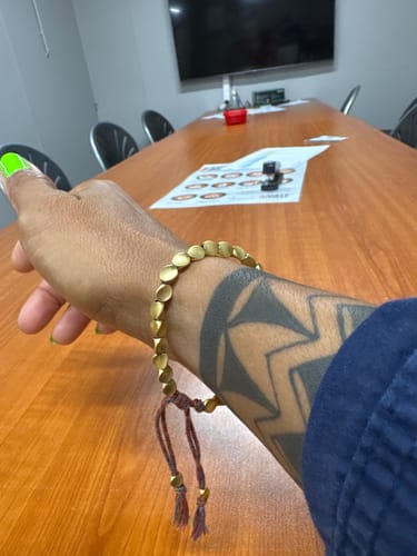 Customer photo review of Tibetan Bracelet of Fortune