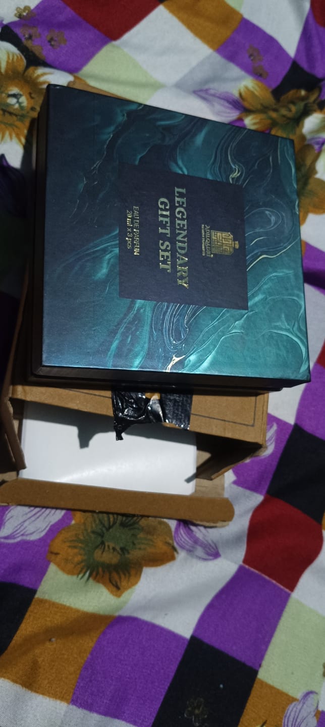 Customer photo review of Legendary Gift Set 3 Pcs Set of Premium Perfume Spray