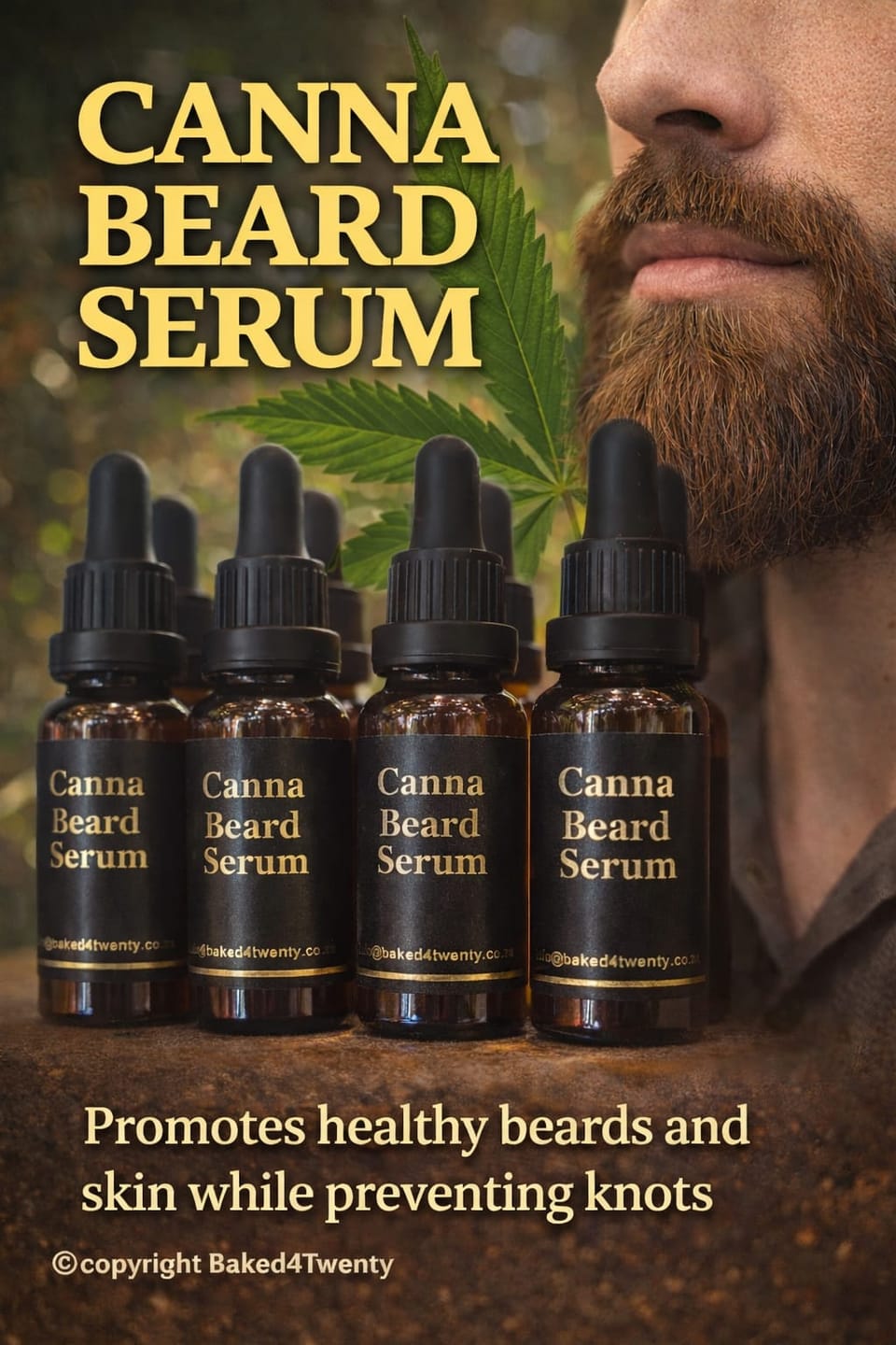 Customer photo review of 20ml Glass Dropper Bottle (18mm neck) - No Closure - Amber